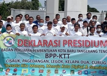 Pemekaran dari Kabupaten Tangerang, Pembentukan Kota Baru Tangerang Tengah Dipersiapkan