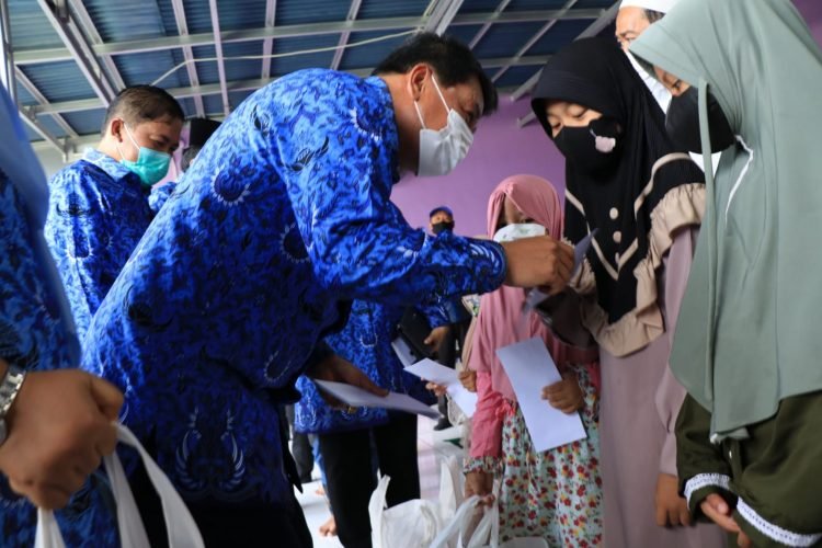 Peringati HUT Ke-50 Tahun, Korpri Kabupaten Tangerang Santuni Yatim Piatu Yayasan Maktabul Aitam