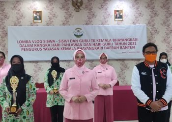 Peringati Hari Pahlawan dan Hari Guru, Kemala Bhayangkari Daerah Banten Adakan Lomba Vlog