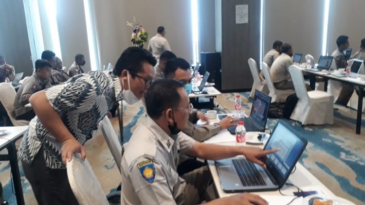 Personel Bidkeu Polda Banten Ikuti Pelatihan Aplikasi SAKTI 2021