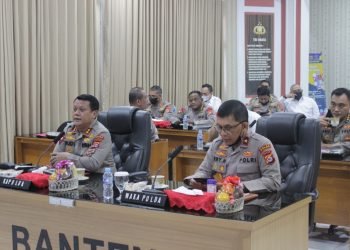 Polda Banten Gelar Anev Mingguan Kinerja Satgas KRYD