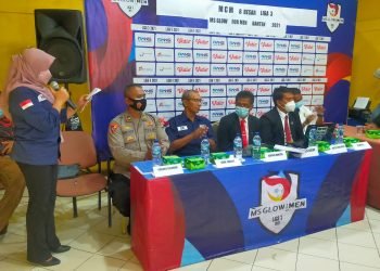 Polres Cilegon Polda Banten Hadiri Technical Meeting 8 Besar Liga 3 Zona Banten