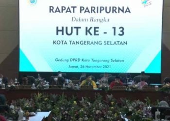 Rapat Paripurna HUT ke-13 Kota Tangsel