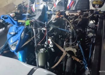 Resahkan Masyarakat, 4 Unit Motor Balap Liar diamankan Sat Lantas Polres Lebak Polda Banten