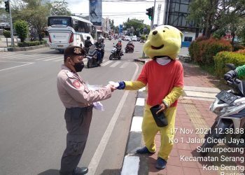 Sat Samapta Polres Serang Kota Polda BantenPatroli KKRYD Pendisiplinan Prokes