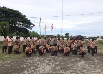 Satbinmas Polres Serang Polda Banten laksanakan kegiatan pengukuhan Saka Bhayangkara Angkatan Ke XXI Polres Serang