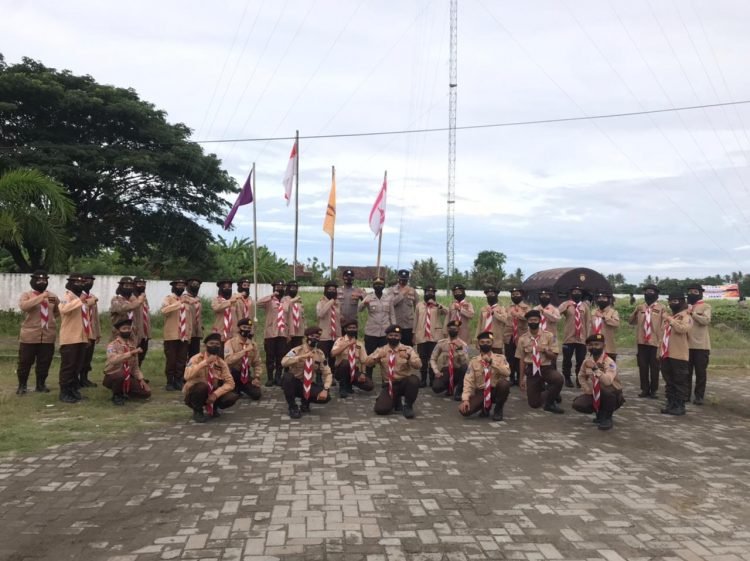 Satbinmas Polres Serang Polda Banten laksanakan kegiatan pengukuhan Saka Bhayangkara Angkatan Ke XXI Polres Serang