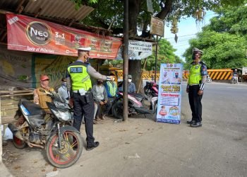 Satlantas Polres Serang Polda Banten melaksanakan Operasi Zebra Maung 2021 hari kedua
