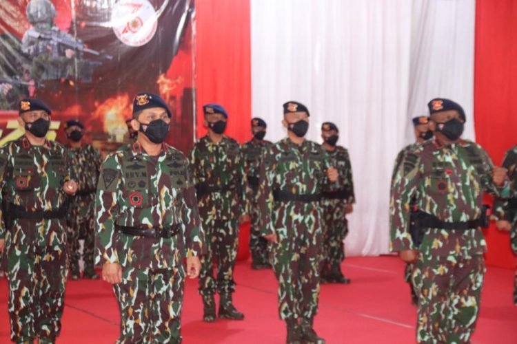 Wakapolda Banten Ikuti Upacara HUT Korps Brimob Polri ke-76 di Satbrimob Polda Banten