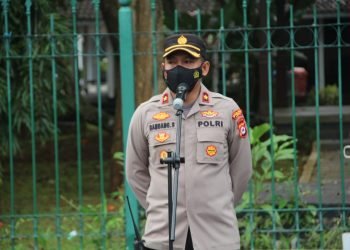 Wakapolres Lebak Polda Banten Pimpin Apel Persiapan Pengamanan Aksi Ujuk Rasa
