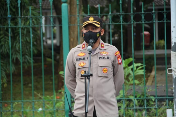 Wakapolres Lebak Polda Banten Pimpin Apel Persiapan Pengamanan Aksi Ujuk Rasa