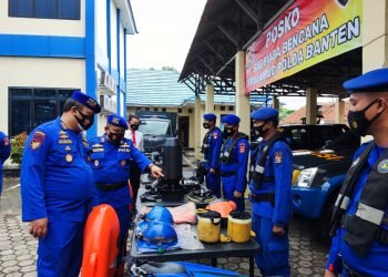 Waspada LA NINA, Ditpolairud Polda Banten Laksanakan Apel Siaga Bencana