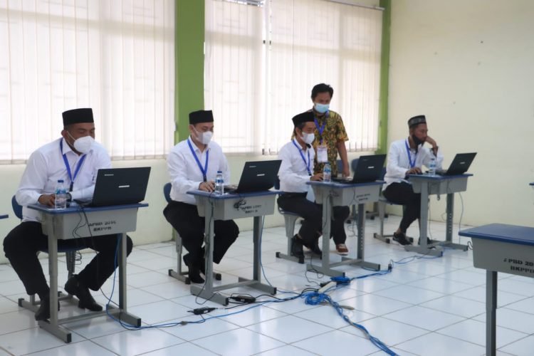 10 Bakal Calon Kades Lakukan Tes Kompetensi Dasar dalam Pilkades PAW