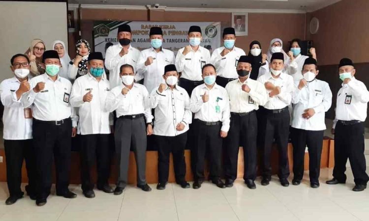 Pokjawas Kemenag Kota Tangsel Gelar Raker Tahun 2021