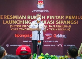 KPU Tangsel Resmikan Aplikasi Sipangsi dan Rumah Pintar Pemilu, Benyamin Davnie: Ini Langkah Maju