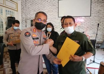 Jalin Silaturahmi, Bidhumas Polda Banten Ngopi Wae Dengan Forum Intelijen Manajemen Media