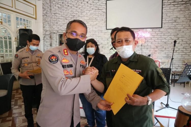 Jalin Silaturahmi, Bidhumas Polda Banten Ngopi Wae Dengan Forum Intelijen Manajemen Media