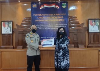 Kabidkeu Polda Banten Hadiri Penyerahan DIPA dan DA-TKDD Tahun Anggaran 2022
