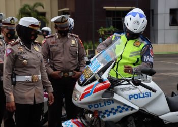 Kasatlantas Polres Pandeglang Cek Kendaraan Operasional Sat Lantas