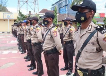 Polres Cilegon Terima 67 siswa Polri SPN Polda Banten Latihan kerja.