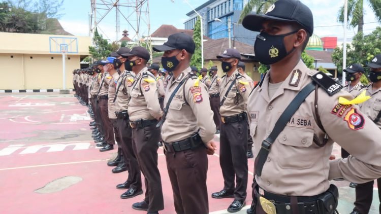 Polres Cilegon Terima 67 siswa Polri SPN Polda Banten Latihan kerja.
