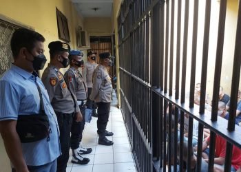 Sidak Ruang Tahanan Polres Cilegon Polda Banten oleh Pawas,SPKT dan Provos