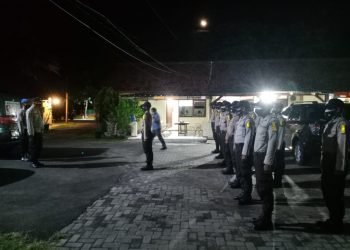 Sidak, Siswa LATJA SPN Mandalawangi Polda Banten dari Provost Polres Cilegon Polda Banten di Polsek Pulomerak