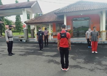 Tingkatkan Profesionalisme Satpam, Sat Binmas Polres Lebak Polda Banten  lakukan Pembinaan