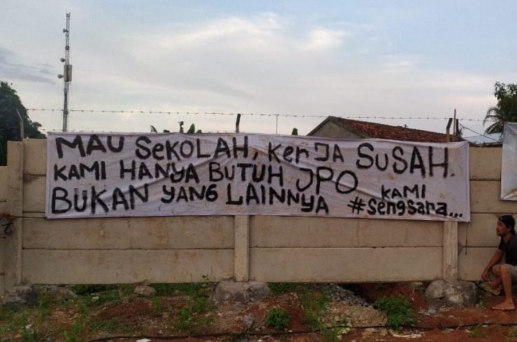 Warga Cilenggang Minta Dibangun JPO di Proyek Pembangunan Tol Serpong -Balaraja