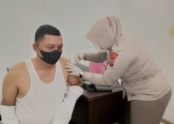 Biddokkes Polda Banten Terus Membuka  Gerai Vaksin