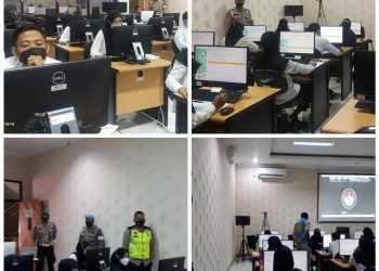 Bidpropam Polda Banten Menjadi Pengawas Pelaksanaan CAT Psikologi Penerimaan CPNS Tahun 2021