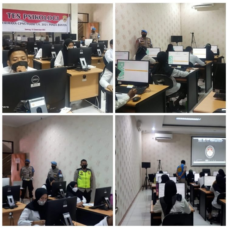 Bidpropam Polda Banten Menjadi Pengawas Pelaksanaan CAT Psikologi Penerimaan CPNS Tahun 2021