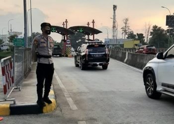 Cegah Gangguan Keamanan, Ditpamobvit Polda Banten Lakukan Patroli di Sepanjang Jalan Tol Tangerang-Merak