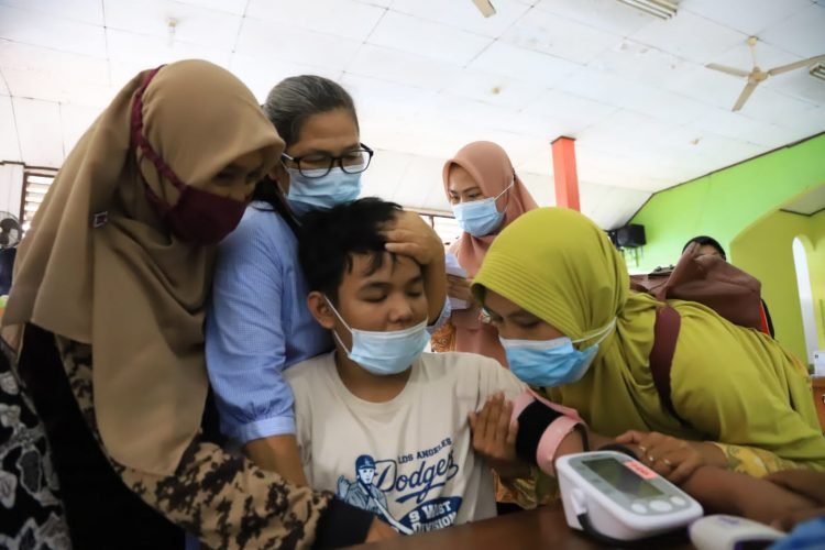 Dinkes Kota Tangerang Vaksinasi Anak Berkebutuhan Khusus