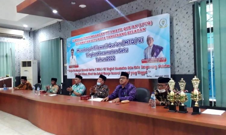 MTQ VI Tahun 2022 Tingkat Kecamatan Setu, Kelurahan Muncul Raih Juara Satu