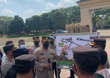 Pengamanan Unjuk Rasa Masa Buruh di KP3B, Karoops Polda Banten Berikan Arahan Kepada Personel