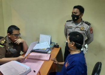 Penyidik Laka Ditlantas Polda Banten Limpahkan Berkas Perkara Laka Lantas ke Kejaksaan