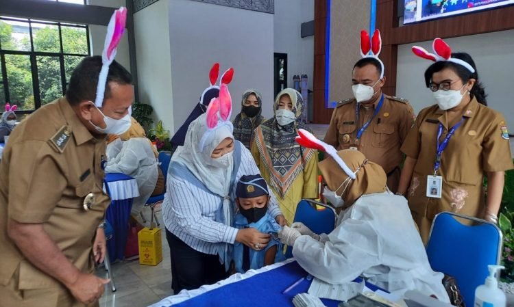 Puskesmas Pagedangan Gencarkan Vaksinasi Anak