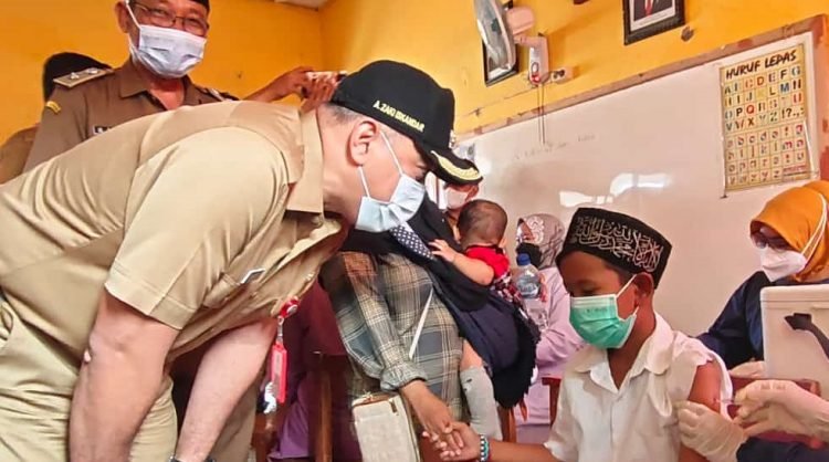 Ratusan Ribu Anak Usia 6-11 Tahun di Kabupaten Tangerang Telah Divaksin Dosis Pertama