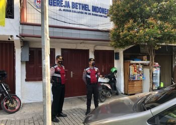 Satsamapta Polres Lebak Polda Banten lakukan Patroli dan Pengamanan Gereja