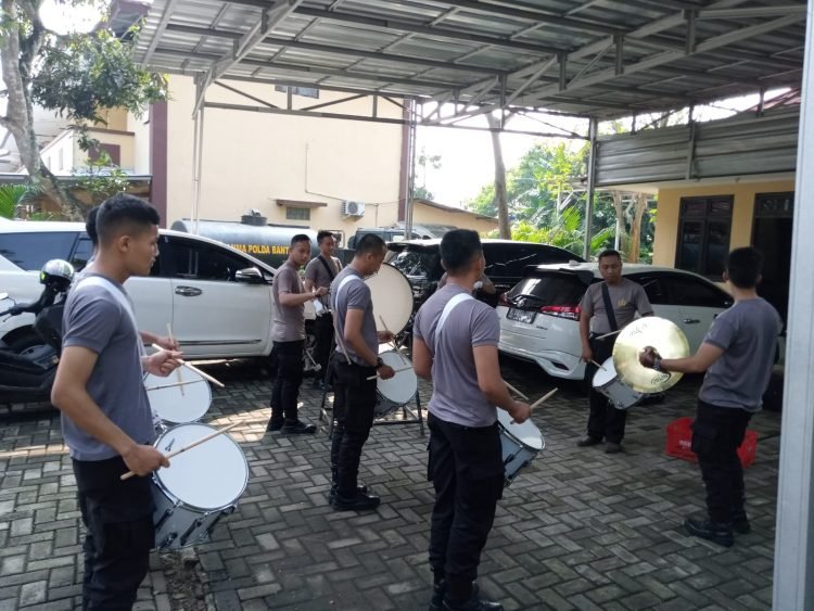 Tim Korsik Yanma Polda Banten Melaksanakan Latihan Rutin
