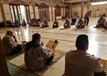 Tingkatkan Iman dan Taqwan, Biro SDM Polda Banten Laksanakan Binrohtal Bagi Personel