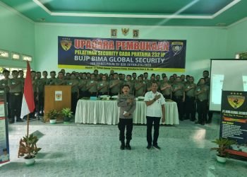 Wadirbinmas Hadiri Upacara Pembukaan Diklat Satpam PT Bima Global Security