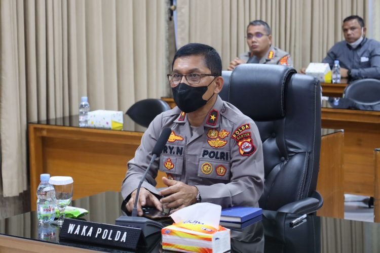 Wakapolda Banten Ikuti Anev Akselerasi Vaksinasi Covid 19