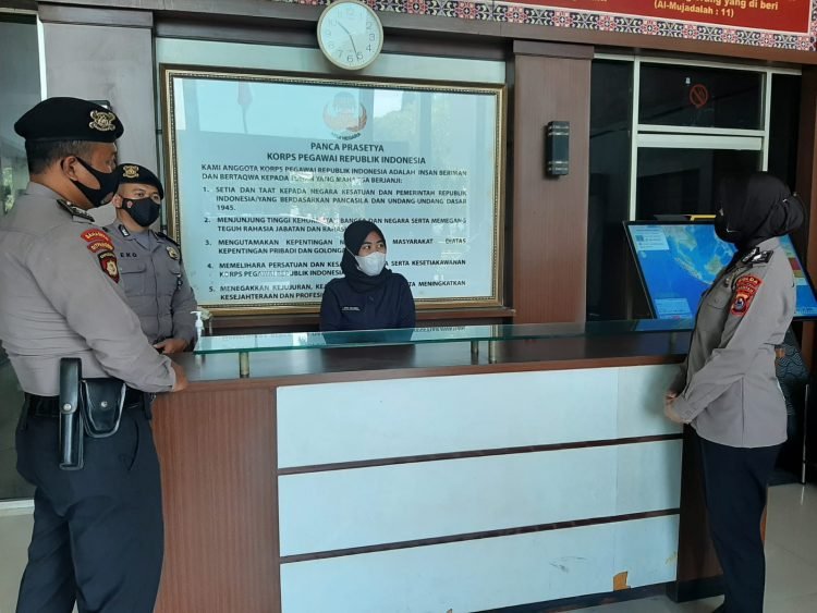 Wujudkan Kamtibmas yang Kondusif, Ditpamobvit Polda Banten Patroli di Kantor Lembaga Negara