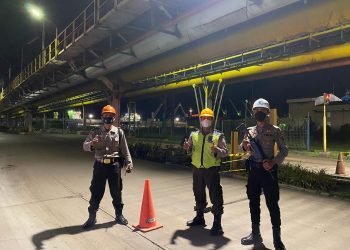 Wujudkan Situasi Kondusif, Ditpamobvit Polda Banten Lakukan Pengamanan Di PT KBS
