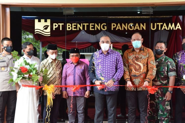 Bupati Zaki Resmikan Kantor Benteng Pangan Utama Di Teluknaga