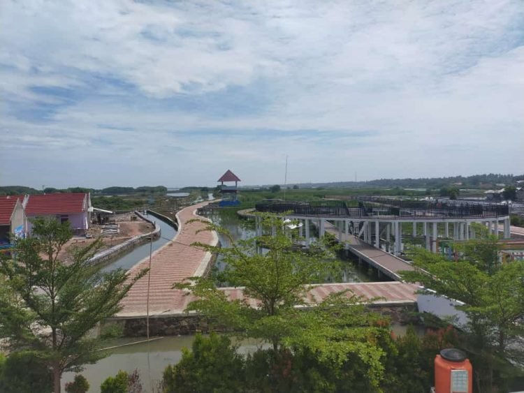 Persiapan PNLG PEMSEA, Kawasan Wisata Urban Aquaculture Ketapang Dipercantik