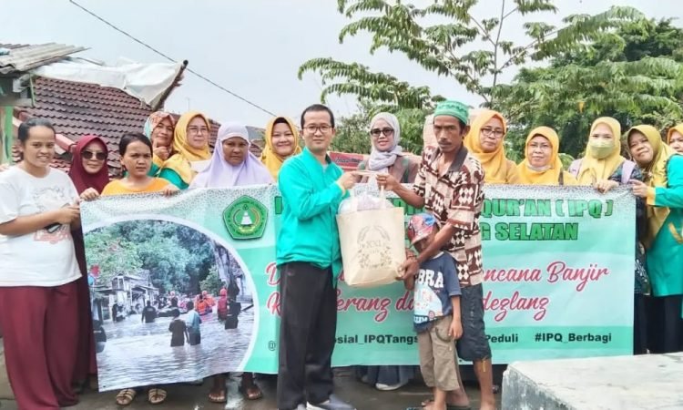 IPQ Tangsel Beri Bantuan Korban Banjir Kota Serang dan Kabupaten Pandeglang