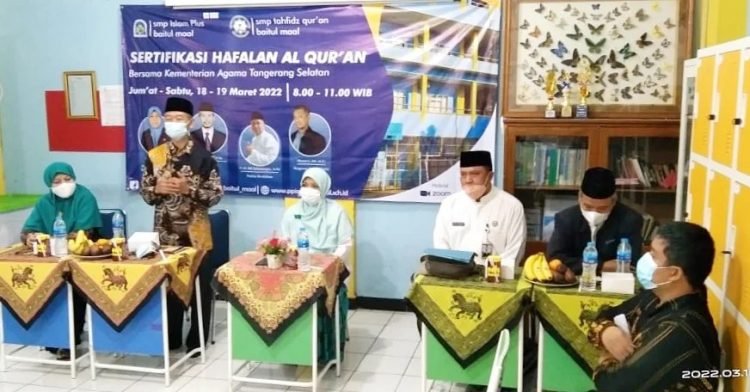 Kemenag Tangsel Berikan Apresiasi kepada Siswa-siswi Penghafal Alquran